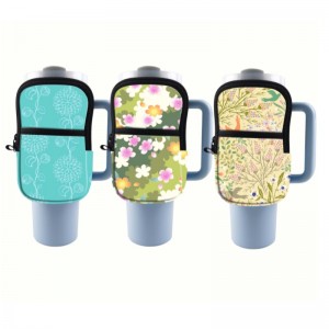 40オンス20オンス30オンスのネオプレンウォーターボトルポーチ、調整可能なストラップ付きレディースジムフィットネスアクセサリー